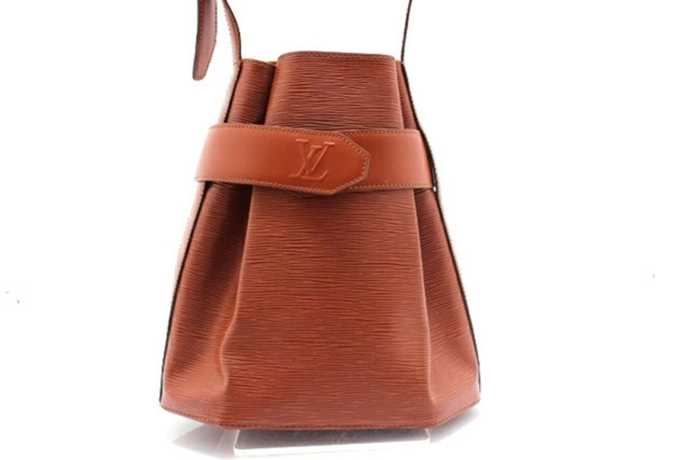 LOUIS VUITTON Bag Sac Depaule Shoulder Epi Kenya Brown